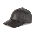 Men's Adjustable Baseball Cap Winter Driving Hat Genuine Leather
