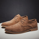 Men Shoes Casual Shoes Male Suede Oxford Wedding Leather Dress Shoes Men Flats