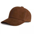 Classic Leather Hat for Men Casual Versatile Kid Suede Leather Autumn Baseball Caps Male