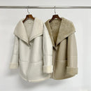 Winter Women Jacket Fur Coat Full Sleeves Casual Oversize Keep Warm Fur Leather Jacket