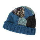 Handmade Men's Knitted Wool Blended Retro Stitching Adjustable Warm Hat