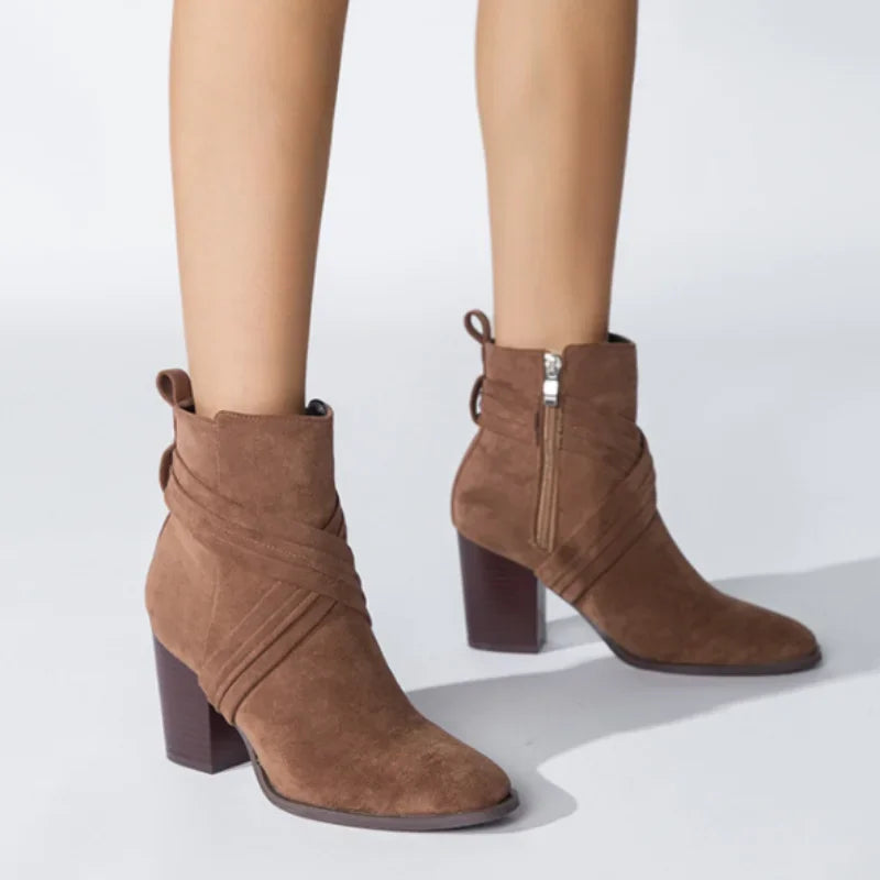 Women Ankle Boot Autumn Winter Pumps Short Boot Casual Shoe Designer Women Boot