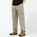 Casual Pants Men Cargo Pants Cotton Loose Trousers Men Pants Overalls Straight Outdoor