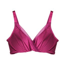 Bra Women Solid Wire Free Lace Mesh Comfortable Thin Underwear Summer