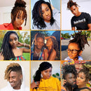 Collage of various individuals with different hairstyles and outfits, Obroi