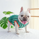 Sunscreen Vest Dog Clothing Bulldog Pug Corgi Summer Thin Pet T-shirt Dogs Watermelon