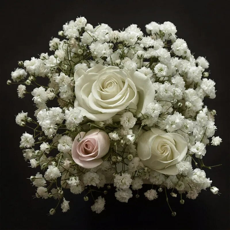 Babies Breath Artificial Flowers Plastic Gypsophila DIY Floral Bouquets Arrangement for Wedding Home Decoration