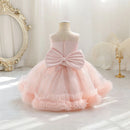 Baby Girls Dress Puffy Lace Princess Party Ball Gown for Wedding Formal Costume 1-6 Years