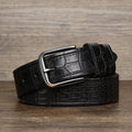 Luxury Design Men Belt Genuine Leather Individuality Pin Buckle Jeans Belts For Men's