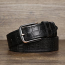 Luxury Design Men Belt Genuine Leather Individuality Pin Buckle Jeans Belts For Men's