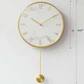 Nordic Wall Clocks Minimalist Marble Home Design Coffee Shop Wall Clocks Advanced Home Decor