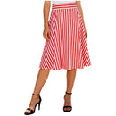 Women Adults Timeless Striped Swing Skirt