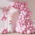 96pcs Pastel Blue/Pink/Yellow/Purple Balloons Set (18/12/10/5 In) for Garland Arch, Premium Latex Balloons for Birthday/Wedding