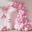 96pcs Pastel Blue/Pink/Yellow/Purple Balloons Set (18/12/10/5 In) for Garland Arch, Premium Latex Balloons for Birthday/Wedding