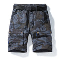 Men's Camouflage Cargo Shorts Loose Fit Casual Outdoor Work Shorts High Quality Cotton Men Short Pants