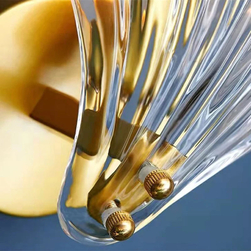 Shell Wall Lamp Bedroom Living Room Corridor Wall Light E14 Indoor Decoration Fixtures