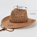 Panama Soft Straw Hat Summer Breathable Travel Beach Hats Solid Wide Brim Sunscreen Hat