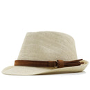 Summer Fedora Hat for Men Elegant short Brim Panama Top Jazz Beach Classic Cap