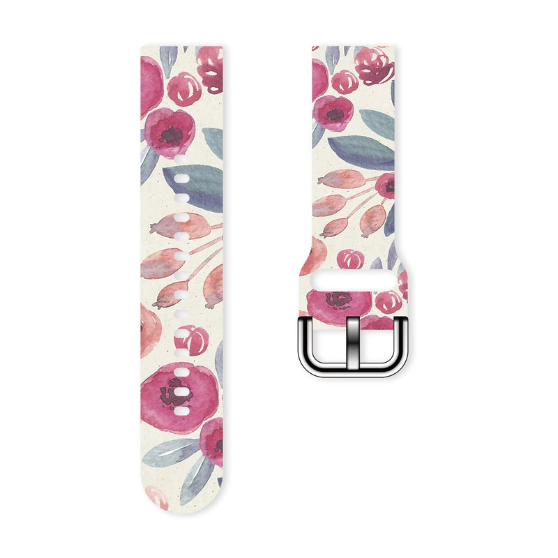 20mm Flower Strap for Samsung Galaxy Watch 7/6/5 40mm 44mm Replaceable Bracelet Band for Women