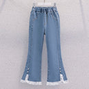 Girls Pants Clothing Kids Trousers Lace Flower Spring Autumn