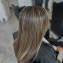 Light Brown Blonde Lace Front Wigs Highlighted Wig Silky Straight 13x4 HD Lace Front Wig for Women Wear&Go