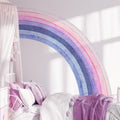 Decorative rainbow arch in a bedroom with soft lighting, Obroi