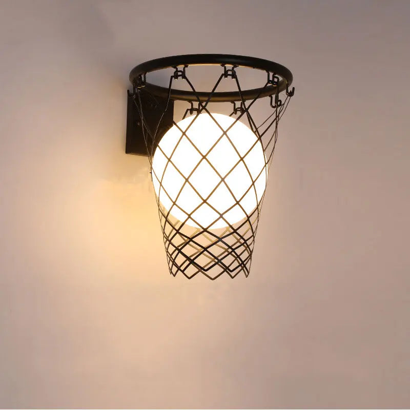 Nordic Creative Wall Lamp Living Room Corridor Pub Bedroom Basketball Wall Lamp Wall Sconce