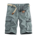 Men Cargo Shorts Multi Pocket Pants Summer Male Cotton Casual Tool Shorts Man Military Cargo Pants