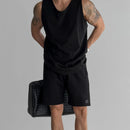 Summer Casual Sweat-absorbing Tank Top Men Breathable Versatile Loose Top
