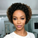 Curly Pixie Cut Wigs 13*4 Lace Front Wigs Human Hair Natural Short Hair