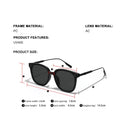 Retro Square Sunglasses Women Men Sun Glasses Classic Vintage