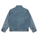 Men Denim Jacket Premium Blue Washed Coat Handsome Autumn Jackets