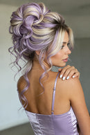 Curly Claw Clip Hair Bun Extension Synthetic Hairpiece for Women Mixing Wavy Chignon Ponytail for Daily Wear