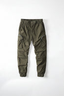 Mens Cargo pants Khaki Military Green Casual Slim Fit Jogging Trousers Male