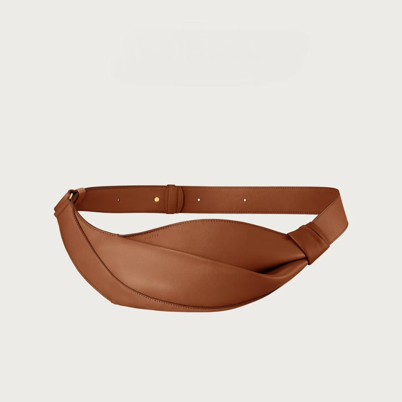 Capacity pillow shaped personalized niche travel smooth crossbody bag