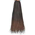 18 Inch Crochet Hair Ombre Box Braids Hair Braiding Hair Black Light Blonde For Women