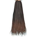 18 Inch Crochet Hair Ombre Box Braids Hair Braiding Hair Black Light Blonde For Women