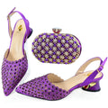 Shoes And Bags Set Latest purple Shoes And Bag Set For Party