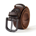 Top Genuine Leather Belts Men Luxury Military Strap Male Wide Pin Buckle For Jeans