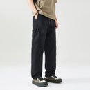 Spring Summer Thin Casual Pant Men Retro Loose Cargo Pants Trousers