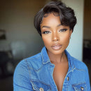 Woman wearing a denim jacket with a blurred background, Obroi