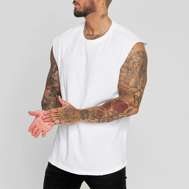Casual Men Tank Tops Spring Summer Sleeveless Camisoles For Men