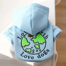 Small Dog Clothes Spring Autumn Cartoon Sweatshirt Cat Cute Hoodie Puppy Pullover Pug