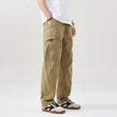 Spring Summer Thin Casual Pant Men Retro Loose Cargo Pants Trousers