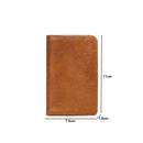 Genuine Leather Wallet Vintage  Men's Purse Card Holder With Zipper Coin Pocket Bag