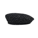 Women Girl Beret French Artist Thin Plain Autumn Beanie Hat Cap Vintage Plain Beret Hats Solid Elegant Lady