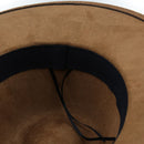 Men Fedora Warm Jazz Hat cap Felt Women Fedora Hats with Pearls Belt Vintage Trilby Caps