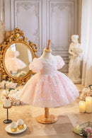 Girl's Princess Dress Spring Fairy Girl Little Girl Birthday Party Puffy Tulle Performance Dress