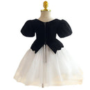 Girls Velvet Spanish Princess Dress for Baby Elegant Wedding Dresses Kids Vintage Ball Gown Children 1st Birthday Party