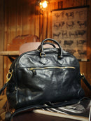 Tanned men's handbag casual travel genuine leather large capacity women's crossbody bag